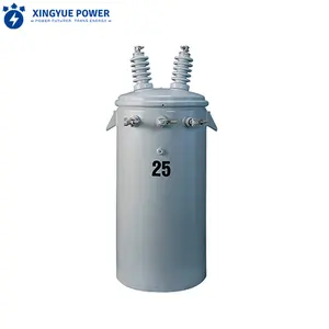 Power Supply Transformer Single Phase Distribution 25KVA 50KVA 100KVA 13.8KV Pole Mounted Transformer