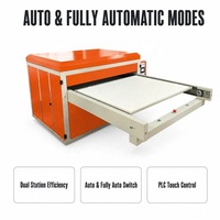 Presse à chaud pneumatique automatique robuste grand format pour la personnalisation de vêtements et l'impression par sublimation
