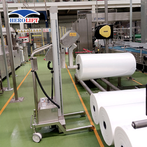 China Trolley Manufacturers Fabric Roll Lifter Roll <strong>Handling</strong> <strong>Carts</strong> - Product Image 5