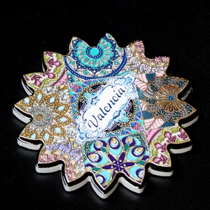 Venta al por mayor logotipo personalizado <span class=keywords><strong>Valencia</strong></span> España recuerdos turísticos Placa de cocina de cerámica Mat - Product Image 4