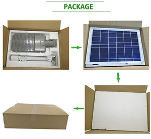 Réverbère Offre Spéciale IP65 imperméable fendu extérieur 120W 180W réverbère de cellule solaire avec l'extérieur 6500K - Product Image 4