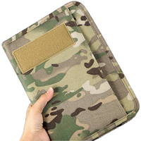 Protège-cahier tactique Oxford imperméable A5, organiseur à 6 anneaux rechargeable avec fermeture éclair, réutilisable et portable pour la chasse et l'entraînement