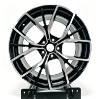 Jantes personnalisées en alliage d'aluminium forgé JWYC à cinq branches, 17/18/19 pouces, 25 mm ET pour BMW pour Audi