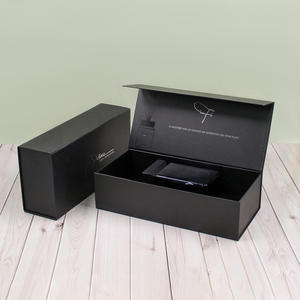 折叠磁性盒精油香水瓶硬盒豪华包装小型企业花式盒带蝴蝶结泡沫插件 - Product Image 4