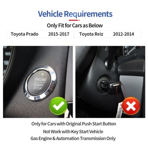 Arrancador Remoto EASYGUARD Plug & Play Compatible con Toyota Prado 15-17 y Reiz 12-14 con Botón de Encendido - Product Image 2