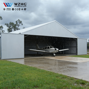 Hangar industriel préfabriqué en acier galvanisé à chaud avec une durée de vie de 50 ans, résistance au vent de 200 km/h, garantie de plus de 5 ans - Product Image 1