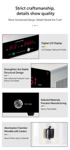 Incubatrice LONGSHORE per Cuccioli e Gattini Neonati con Monitoraggio della Concentrazione di Ossigeno e Funzione di Eliminazione del Anidride Carbonica - Product Image 5