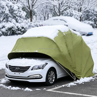 Abri de voiture rétractable robuste Ling Chuang GM-007, imperméable et résistant au vent, tente de garage pliable, auvent mobile d'extérieur