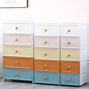Pp 5 Tier Di Chuyển Nhựa Ngăn Kéo Cho Quần Áo Thủ Công Tủ Kho Trẻ Em Tủ Lưu Trữ Cho Quần Áo Sách Đồ Ăn Nhẹ Đồ Chơi - Product Image 6