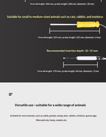 Dispositif réutilisable de collecte de sperme par électrostimulation pour l'élevage de porcs, de taureaux, de moutons et d'autres animaux d'élevage, insémination artificielle