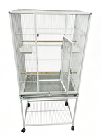 Gaiola Grande de Metal Playtop para Papagaio, Quaker, Conure, Periquito, Lovebird, Finch, Canário - Gaiola de Criação por Atacado