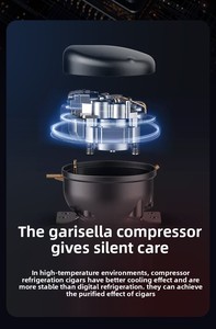 Réfrigérateur à vin et boissons ultra-fin à double porte, en métal, pour usage domestique, à température constante, idéal pour les essentiels de fête du thé - Product Image 6