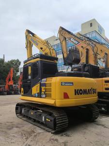 Excavatrice sur chenilles Komatsu Pc130, jaune, hydraulique, 13 tonnes - Product Image 4