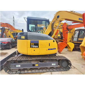 Excavadora de orugas hidráulica Komatsu PC78US usada, 8200 kg, cucharón de 0.35 m, premium, pocas horas de trabajo, para agricultura, motor principal - Product Image 6