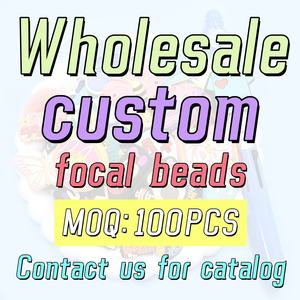 Op Maat Gemaakte Verwijderbare Focale Kralen Cartoon Half 3d Pvc Rubber Siliconen Focale Kralen Bedels - Product Image 1