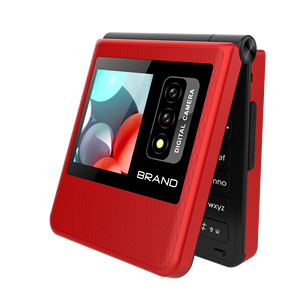 <span class=keywords><strong>Fancy</strong></span> lật điện thoại với màn hình kép 4G Bàn phím Dual Sim vỏ sò điện thoại không có SOS 4G di động điện thoại di động - Product Image 1