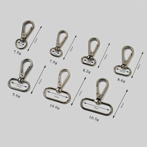 DWdp 12-38mm bạc carbines xoay tôm hùm <span class=keywords><strong>Clasp</strong></span> Snap móc móc chìa khóa vòng phần cứng hợp kim túi khóa túi xách túi phụ kiện - Product Image 4