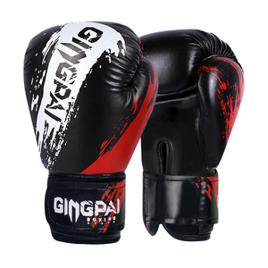 Guantes de <span class=keywords><strong>Boxeo</strong></span> GINGPAI de Cuero Negro de 10oz para Adultos, Cómodos y Ajustables, para Entrenamiento, Sparring y Protección de Manos para Artes Marciales - Product Image 2