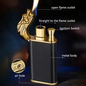 Kaiyang <strong>Lighters</strong> <strong>Smoking</strong> <strong>Accessories</strong> Dragon Torch Jet Cigarette <strong>Lighter</strong> Switchable Flame Cigar <strong>Lighters</strong> - Product Image 6