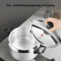 Autocuiseur en aluminium personnalisable Pot 3/4/5/7/9/11/15 Litre Cuisinière à gaz Grande capacité Antidéflagrant Cuisine haute pression