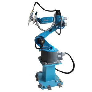 1000w 2000w 3000w Yaskawa Kuka 6 eksenli otomatik Robot kol akıllı Metal Fiber lazer kesim makinesi
