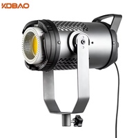 Kdbao 300W Lampe Flash Photo Portable en Métal COB avec Température de Couleur 2800-6800K 220V pour Éclairage de Studio