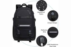 Échantillon gratuit Sac à dos de sport de voyage en plein air de grande capacité Vente en gros Sac à dos personnalisé pour hommes Sac à dos de skateboard - Product Image 2