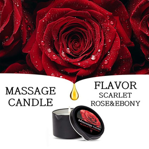 Evoduck OEM Vente en Gros Coffret Luxe Bain et Corps Pot Métallique <span class=keywords><strong>Bougie</strong></span> Huile de <span class=keywords><strong>Massage</strong></span> Parfumée Rose pour la Saint-Valentin - Product Image 4