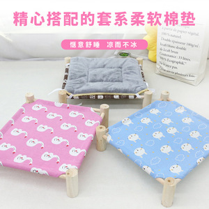 Cat <b>Bed</b> Fabric Pet <b>Bed</b> Soft Breathable Cat House For Cats With Cute Print Patterns Multi Color Options - Product Image 4