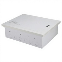 Boîtier mural en métal CNFLY IP30 pour routeur WiFi et distribution multimédia domestique, boîte à fibre optique 430x330x140mm LYX2-08D