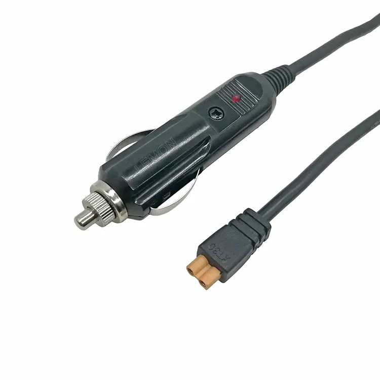 14AWG Automotive Cablagem Masculino Feminino XT60 Conector para Conector de Isqueiro do Carro