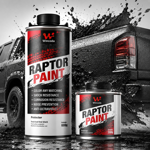Peinture teintable pour benne de camion, revêtement 2K Armor, anti-rouille, anti-abrasion, revêtement protecteur pour la rénovation automobile - Product Image 1