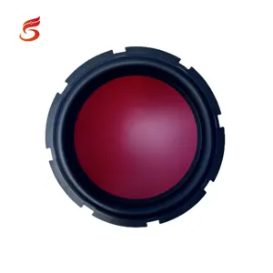 speaker parts 12" red color PP cone surround rubber