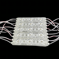 3leds 1W 165 Degrés DC12/24V IP65 2700K/4000K/6500k Signes Lettres LED Rétro-éclairage Boîte Injection Publicité Module LED