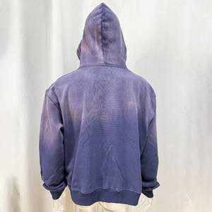 Sweat à capuche personnalisé en coton épais 100 % French Terry pour homme – Qualité supérieure, effet vintage délavé, par des fabricants de sweats de créateur - Product Image 6