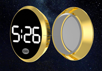 Leuchtende Auto Digitaluhr Mini Air Vent LED Uhr mit Aufkleber Air Outlet Uhr Uhr für das Styling von Autozubehör