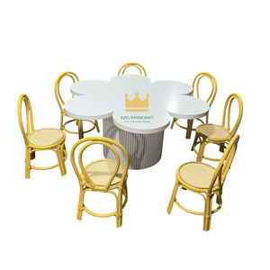 Silla Infantil de Ratán Natural Hecha a Mano, en Oferta, para Decoración de Fiestas de Cumpleaños, Estilo Boho, Muebles para Eventos Infantiles - Product Image 4