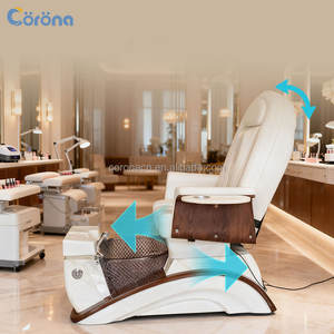 Cómoda Silla de <span class=keywords><strong>Spa</strong></span> para Pedicura con Hidromasaje sin Tuberías, Masaje Eléctrico con Sistema de Drenaje Automático para Salón de Uñas - Product Image 5