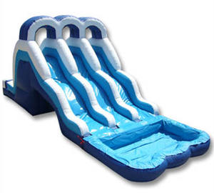 Glissière d'eau gonflable de double LAN d'amusement de la Chine à vendre - Product Image 5