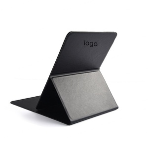 Black Big Size PU Leather Portable Desktop Folding Travel Makeup <b>Mirror</b> - Product Image 6