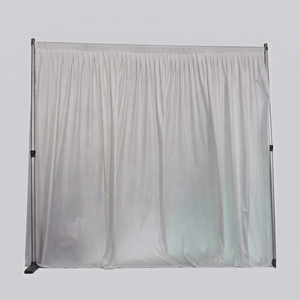 Aluminum Alloy <b>Pipe</b> and Drape Frame Kit Modular Adjustable Backdrop <b>Stand</b> for Wedding Events - Product Image 1