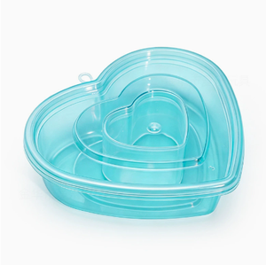 Slime cristallin, slime tente, slime neige, fausse eau, colle à bulles, boîte scellée double paroi, bicolore, boîte scellée double cœur, pack - Product Image 5