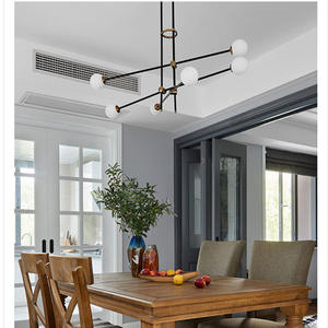 Moderne Noordse Witte Lamp Glas Decoratieve Kroonluchter Hanglamp Voor Woonkamer - Product Image 4