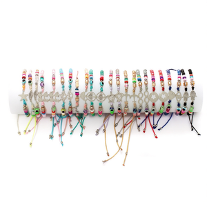 PULSERA-TUBO Bracciale con Perline in Acciaio Inossidabile 24 Pezzi Gioielli Artigianali alla Moda - Product Image 1