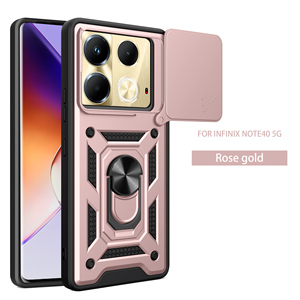 Bán Buôn Trường Hợp Điện Thoại Cho Infinix Lưu Ý 40 Pro/Lưu Ý 40 5G Trượt Máy Ảnh Bìa Thiết Kế TPU + PC Cover Quay Lại - Product Image 4