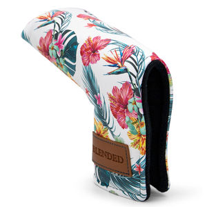 Housse de putter de golf personnalisée de haute qualité avec impression magnétique florale - Product Image 3