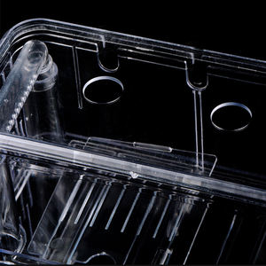 Caja de acrílico para cría de peces en Acuario, Incubadora de incubación de <span class=keywords><strong>doble</strong></span> Guppies, Caja de aislamiento, accesorios para pecera - Product Image 4