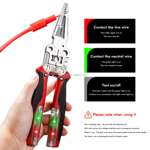 Fabrieks Directe Verkoop 420j2 Roestvrijstalen Multifunctionele Elektricien Draadstrip-En Wikkeltang Met Meetpennen - Product Image 3