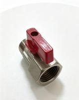 Vanne à boisseau sphérique mini en laiton DD1024 DN15 à poignée courte, joint PTFE, contrôle d'eau BSP, 10 bars, OEM
