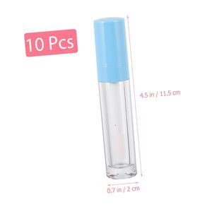 Halloween Lindo Tubo de Brillo Labial Transparente de 4ml con Diseño de Varita Grande, Envase Vacío de Plástico Serigrafiado con Llavero para Cuidado Facial - Product Image 5
